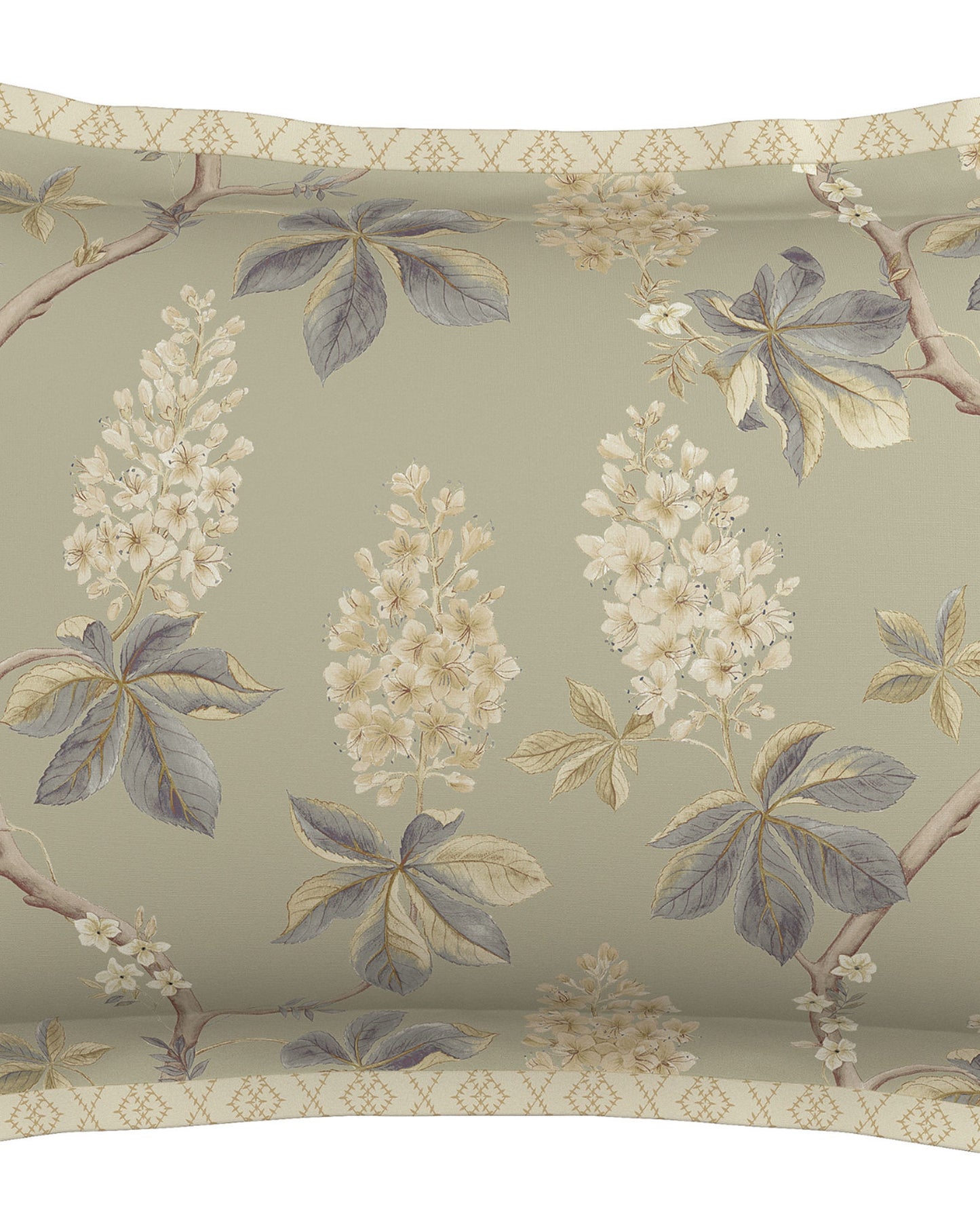 Sanderson "Chestnut Tree" Duvet Cover Set in Grey Blue & Sage