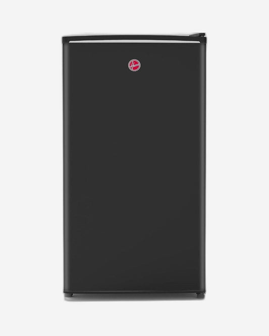 Hoover 118L Single Door Compact Refrigerator with Freezer Compartment - Mechanical Control, Adjustable Thermostat, 1 Removable Shelf, Defrost Feature, 1 Year Warranty, Black HSD-K118-B