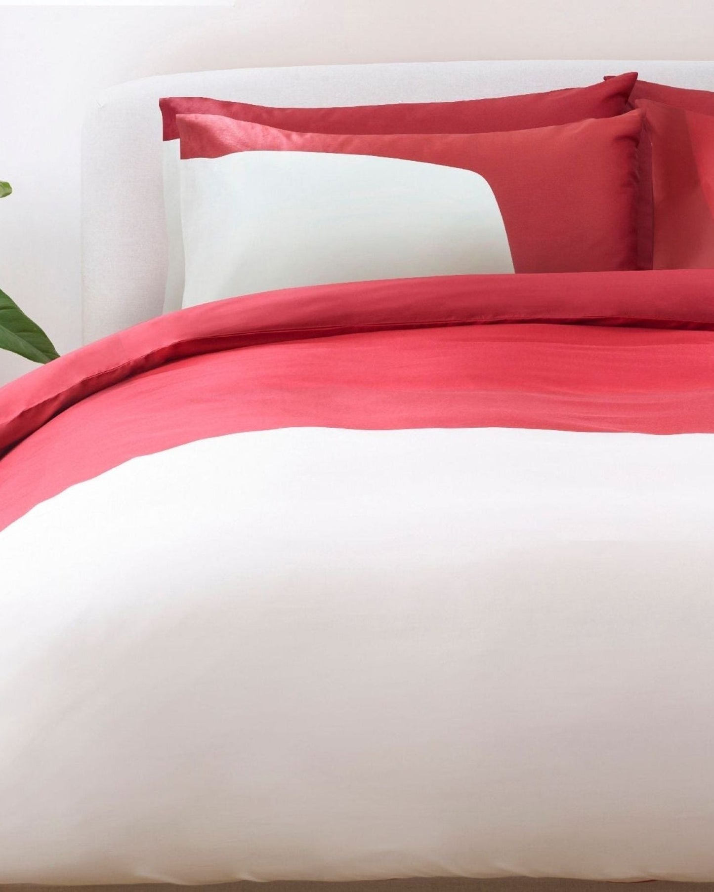 Jasper Conran "Colour Block" Duvet Cover Set in Red