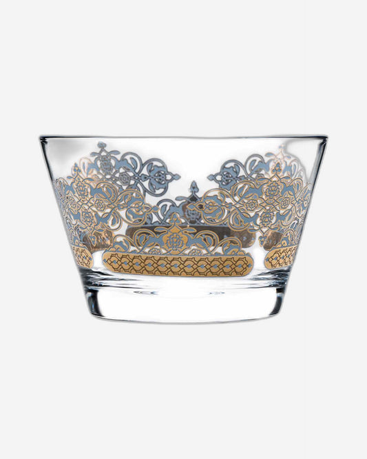 Dimlaj Rayhan Set of 3 Pcs Serving Bowls (Gold & Blue)