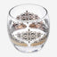 Dimlaj Rayhan Short Tumblers 6Pc Gold & Black