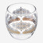 Dimlaj Rayhan Short Tumblers 6Pc Gold & Blue