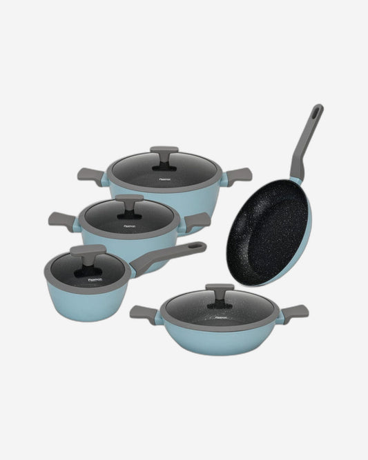 Fissman Cookware Set Velia 9 Pcs With Aluminium And Non Stick Coating