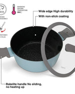 Fissman Cookware Set Velia 9 Pcs With Aluminium And Non Stick Coating