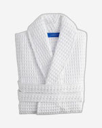 Christy Waffle Robe White