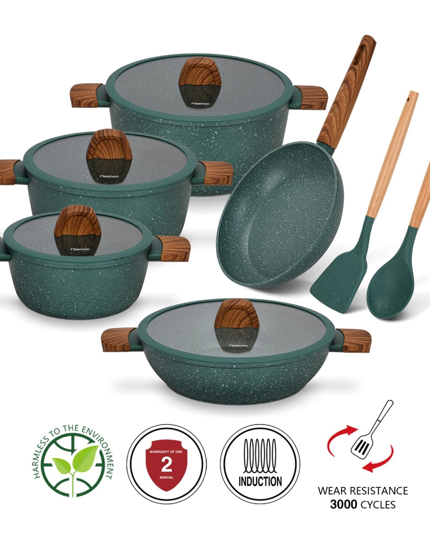 Fissman Cookware Falak Aluminum 11Pc