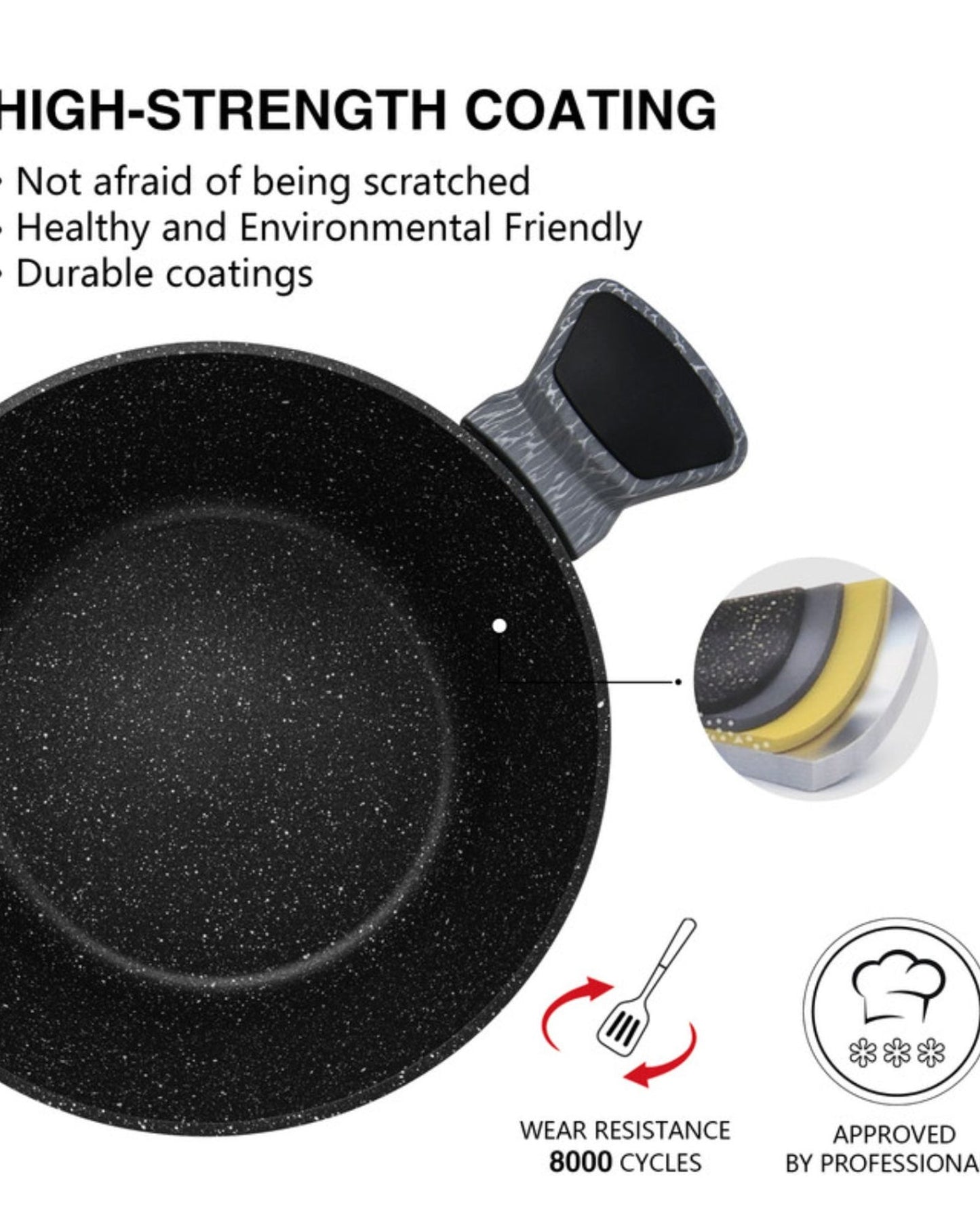 Fissman Cookware Stella Aluminum 9Pc