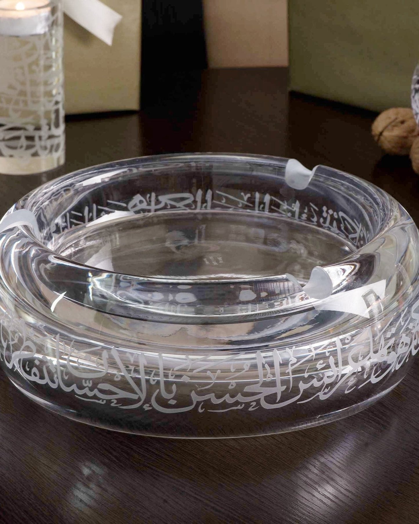 Dimlaj Thuluth Ashtray Large Engraved