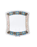 Dimlaj Melange Large Serving Plate (Gold & Black)