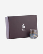 Dimlaj Melange Set of 6 Pcs Short Tumblers (Gold & Brown)