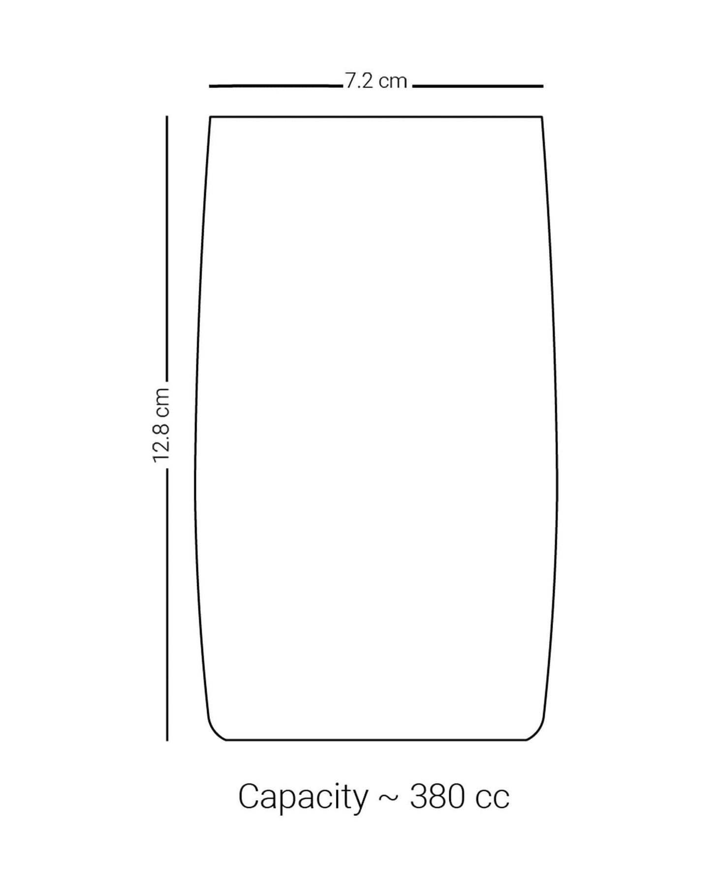 Dimlaj Melange Tumblers 6Pc Gold & Brown