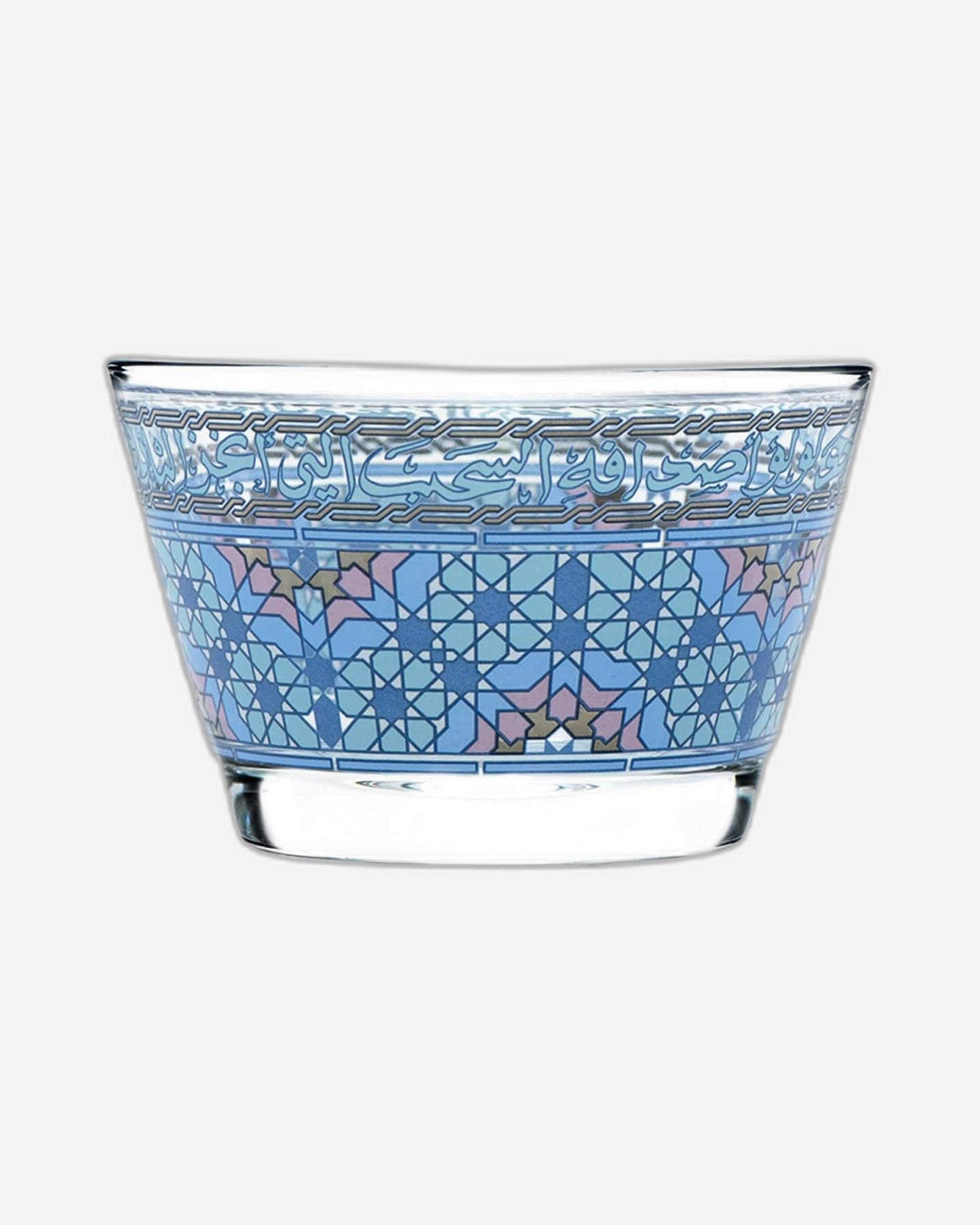 Dimlaj Melange Serving Bowls 6Pc Small Platinum & Blue