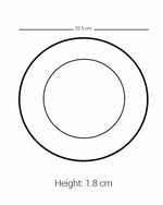 Dimlaj Melange Large Charger Plate (Platinum & Blue)