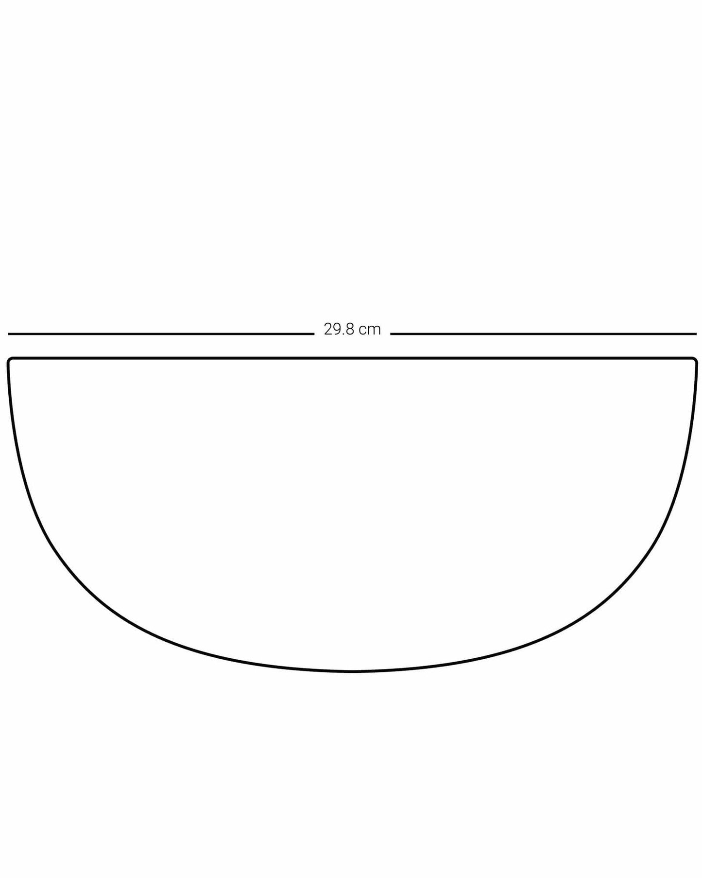 Dimlaj Melange Serving Bowl Large Platinum & Blue