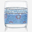 Dimlaj Melange Short Tumblers 6Pc Platinum & Blue