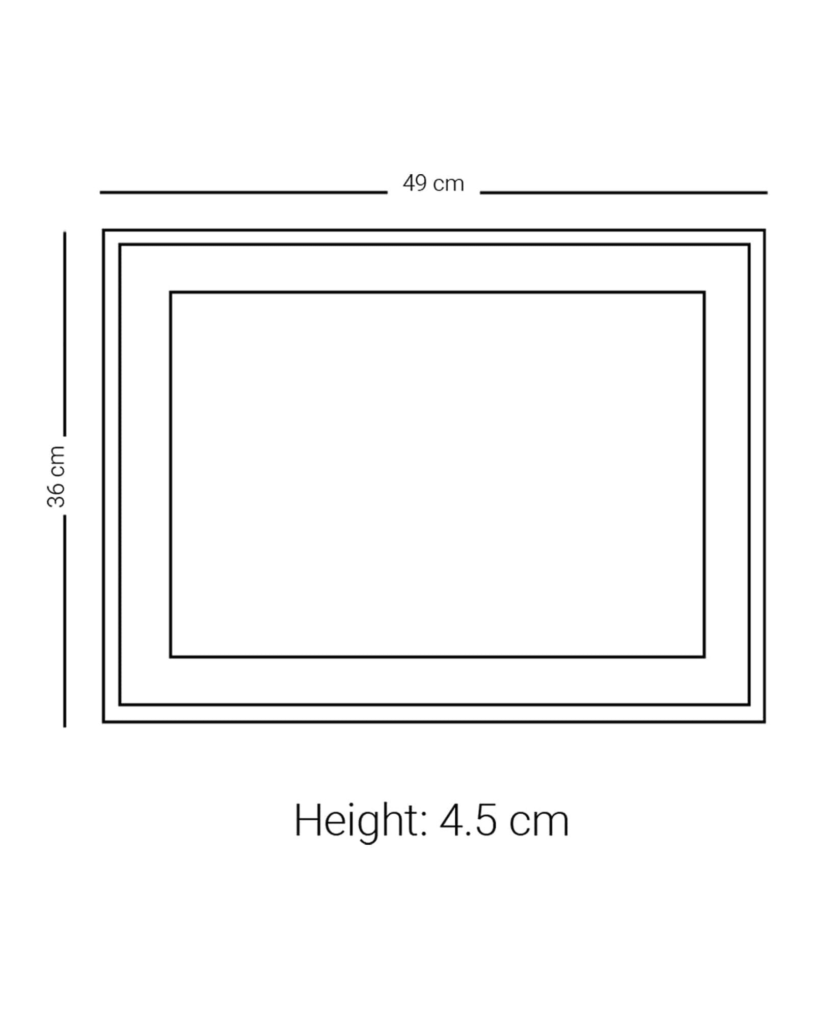 Dimlaj Kareem Medium Serving Tray (Beige)