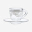 Dimlaj Trina Coffee Cups & Saucers 6Pc Platinum