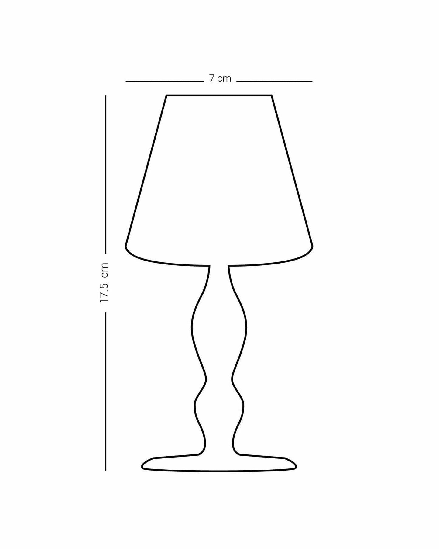 Dimlaj Thuluth Candle Holder Large Engraved