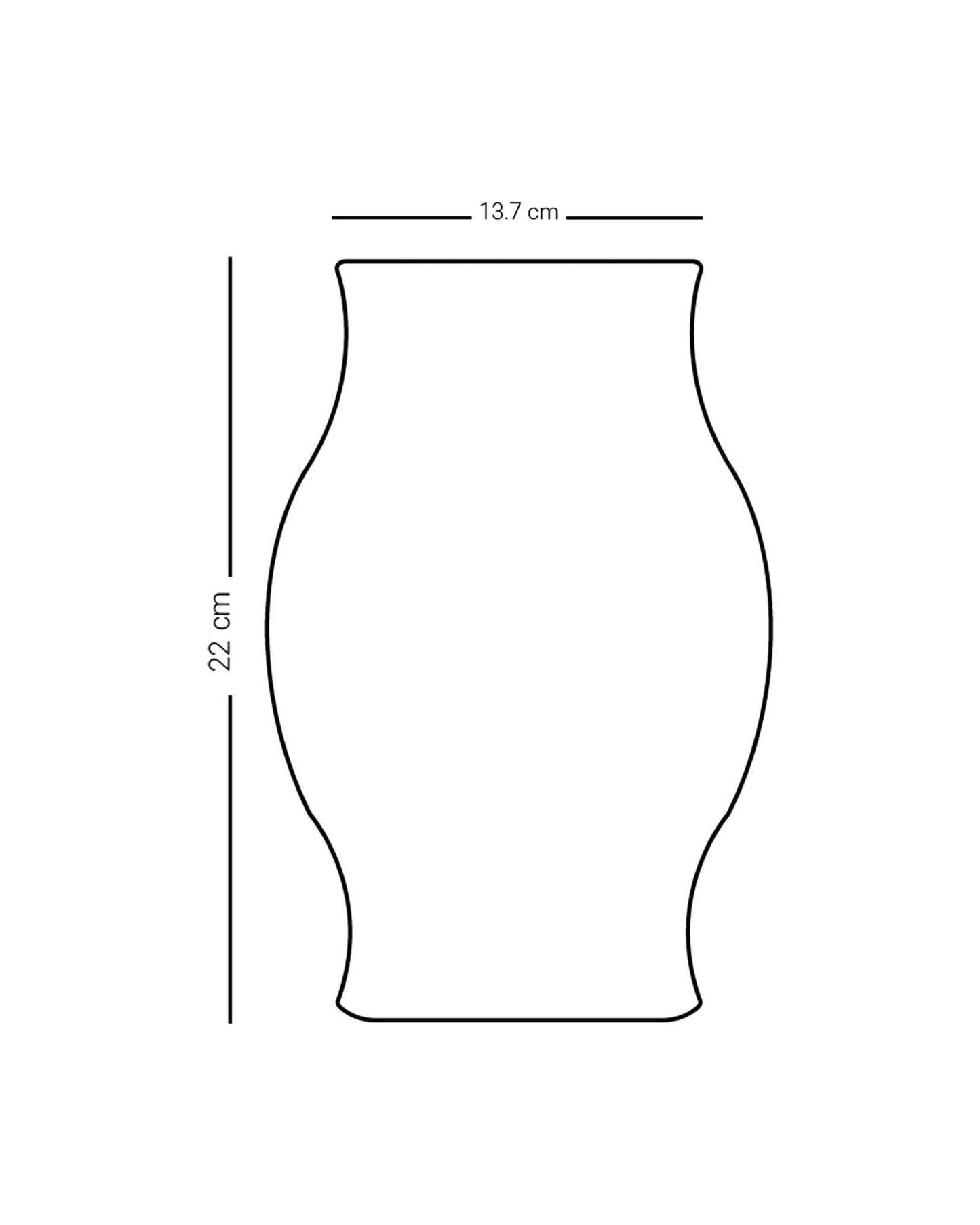 Dimlaj Suroor Vase Large Gold