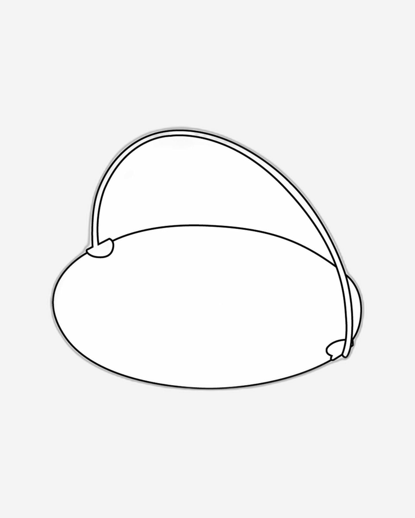 Dimlaj Suroor Serving Tray Large with Handle Gold