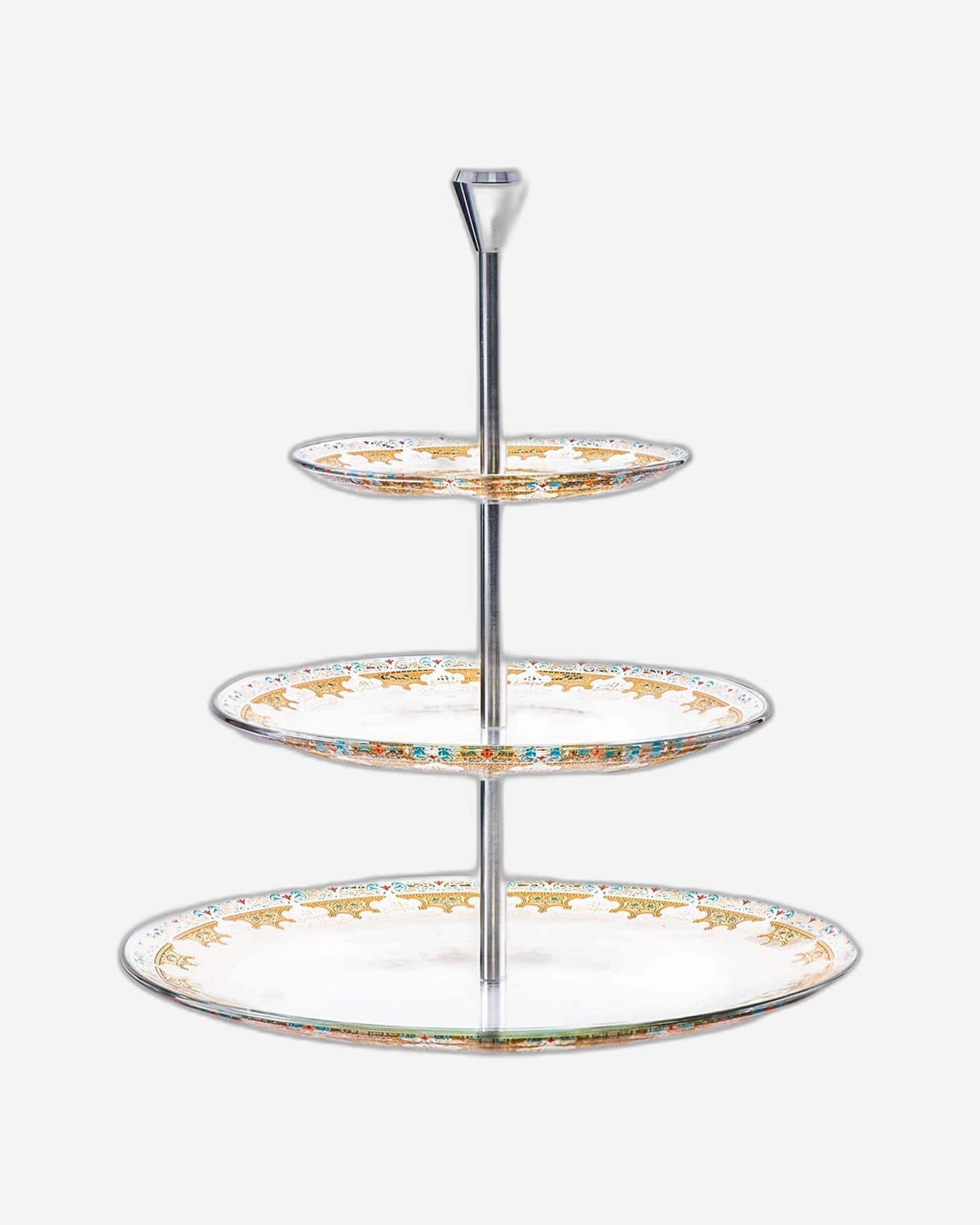 Dimlaj Suroor Tray 3 Tiered Gold