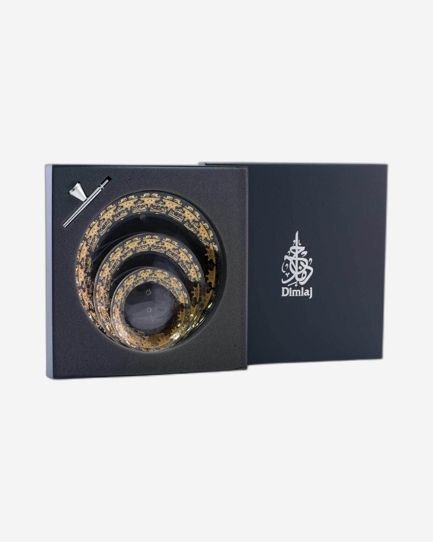 Dimlaj Suroor Tray 3 Tiered Gold