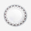 Dimlaj Suroor Charger Plate Large Platinum