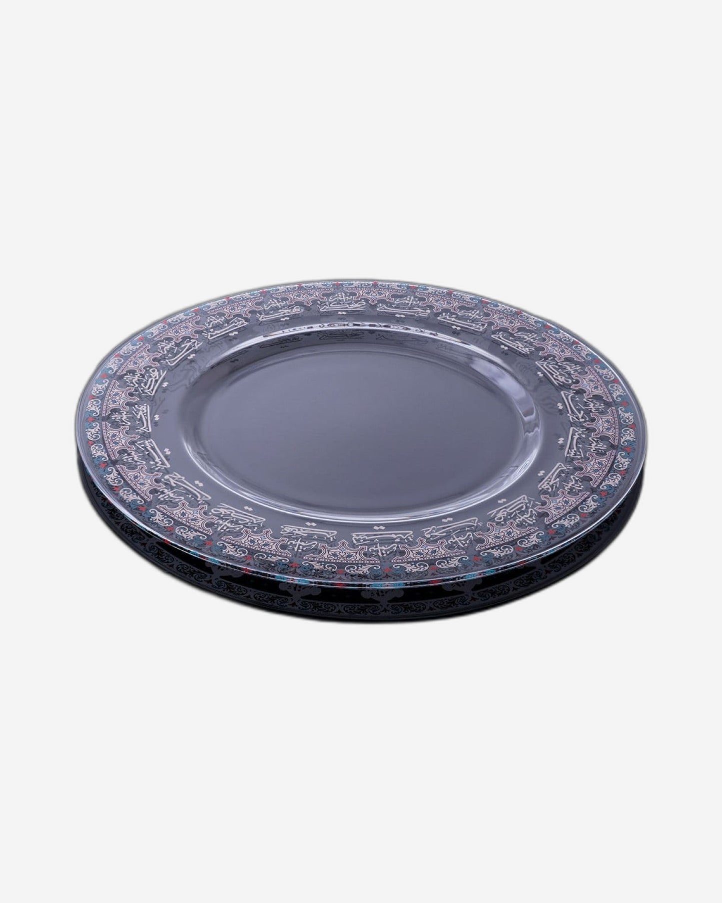 Dimlaj Suroor Charger Plate Large Platinum