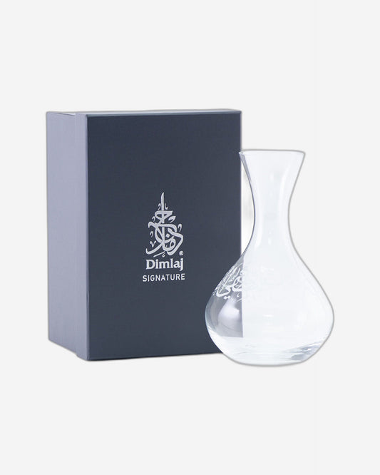 Dimlaj Thuluth Crystal Decanter (Engraved)