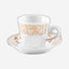 Dimlaj Kareem Coffee Cups & Saucers 6Pc Gold