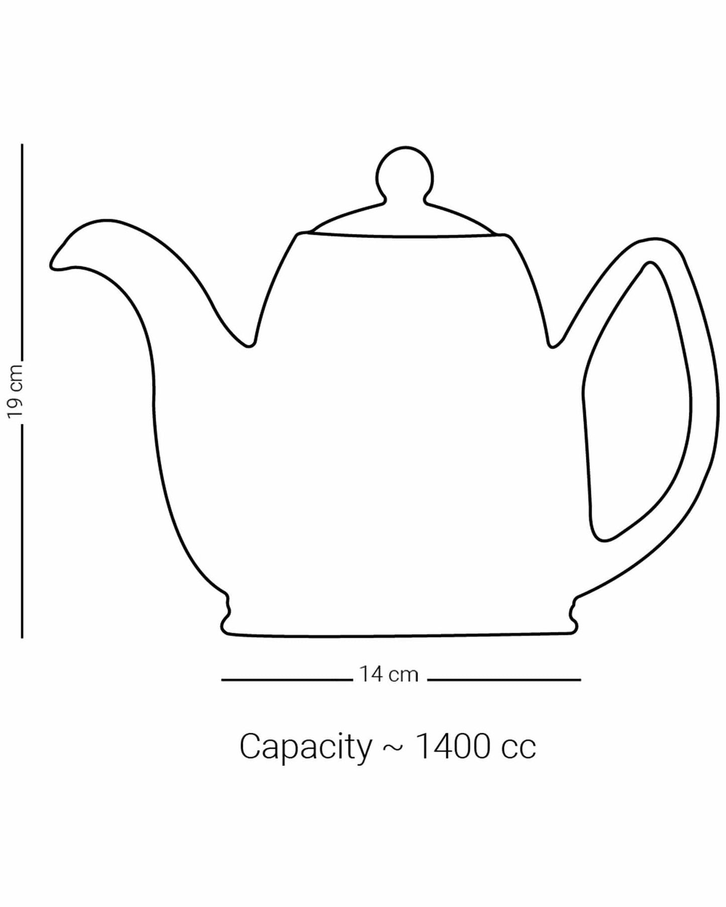 Dimlaj Kareem Large Teapot (Gold)