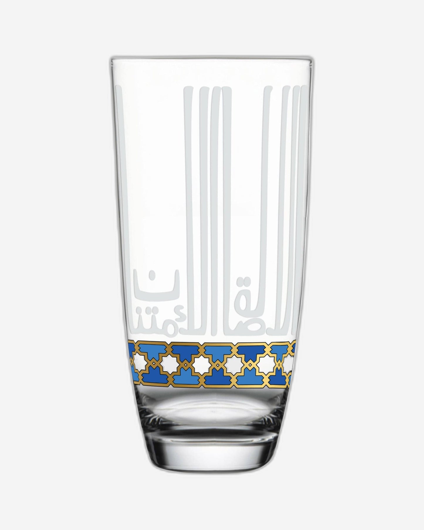 Dimlaj Asala Tumblers 6Pc Gold & Blue
