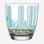 Dimlaj Asala Short Tumblers 6Pc Gold & Green