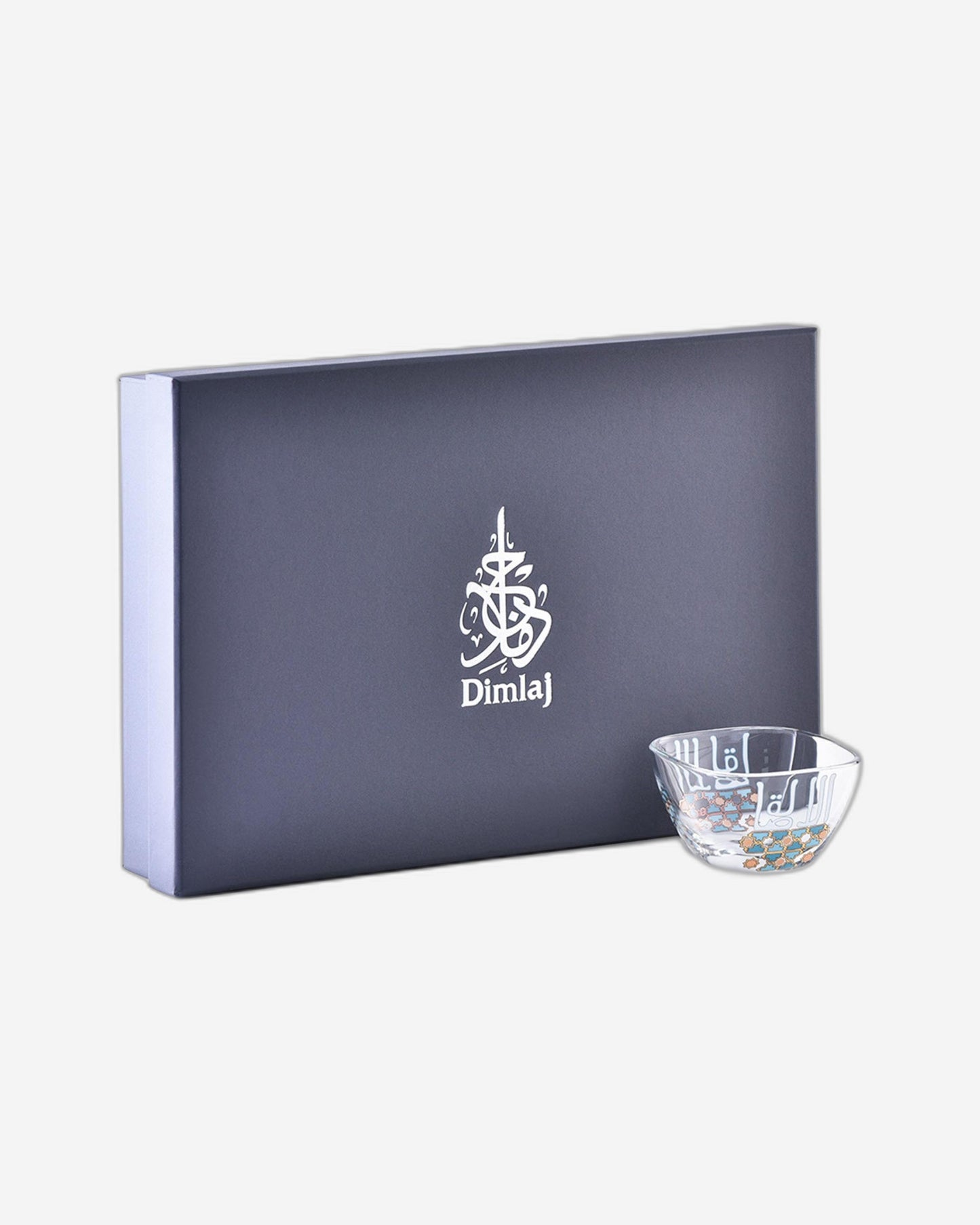 Dimlaj Asala Serving Bowls 6Pc Small Gold & Green