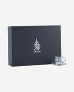 Dimlaj Asala Set of 6 Pcs Coffee Cups and Saucers (Gold & Green)