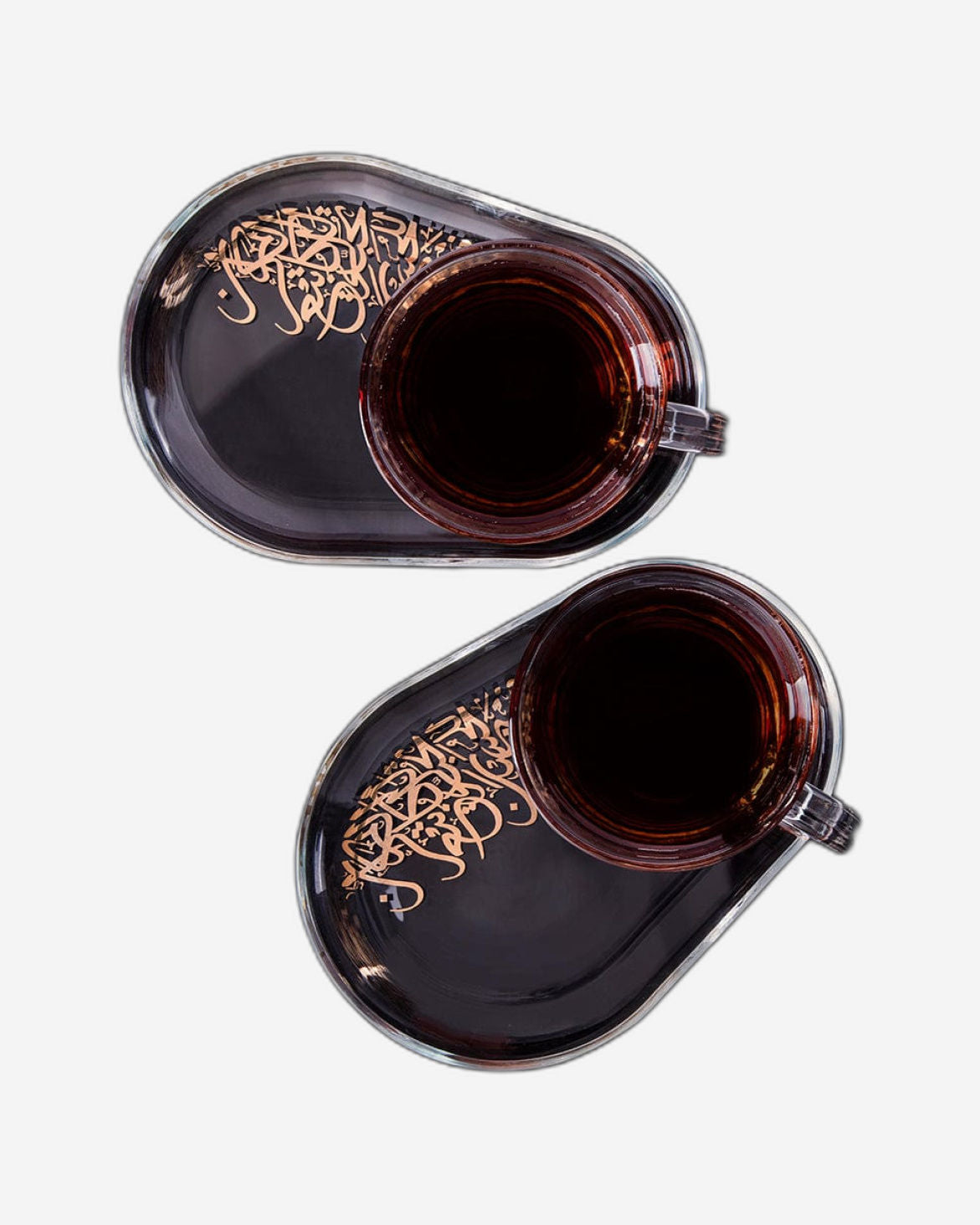 Dimlaj Kareem Set of 2 Pcs Mug and Saucer (Gold)