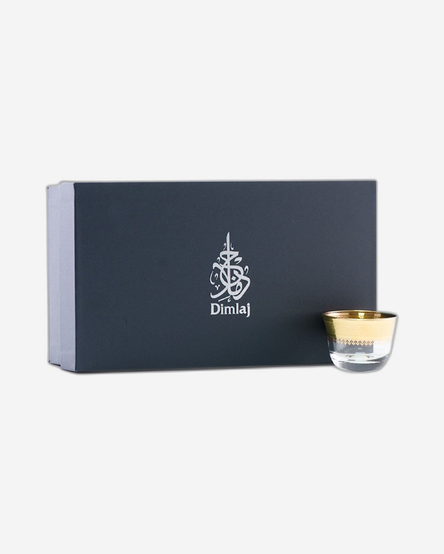 Dimlaj Cordoba Cawa Cups 6Pc Gold