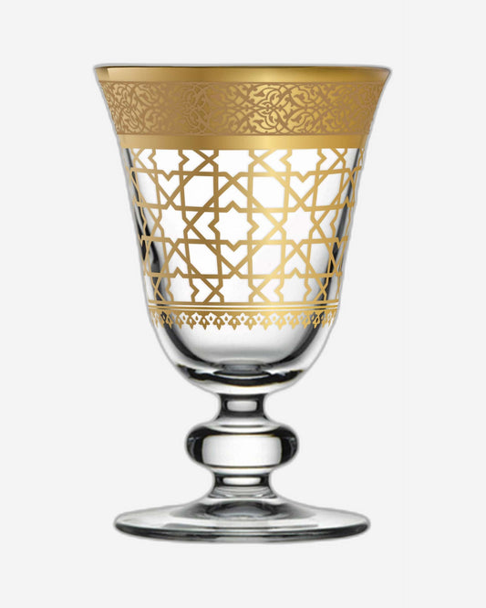 Dimlaj Cordoba Set of 6 Pcs Goblet Stems (Gold)