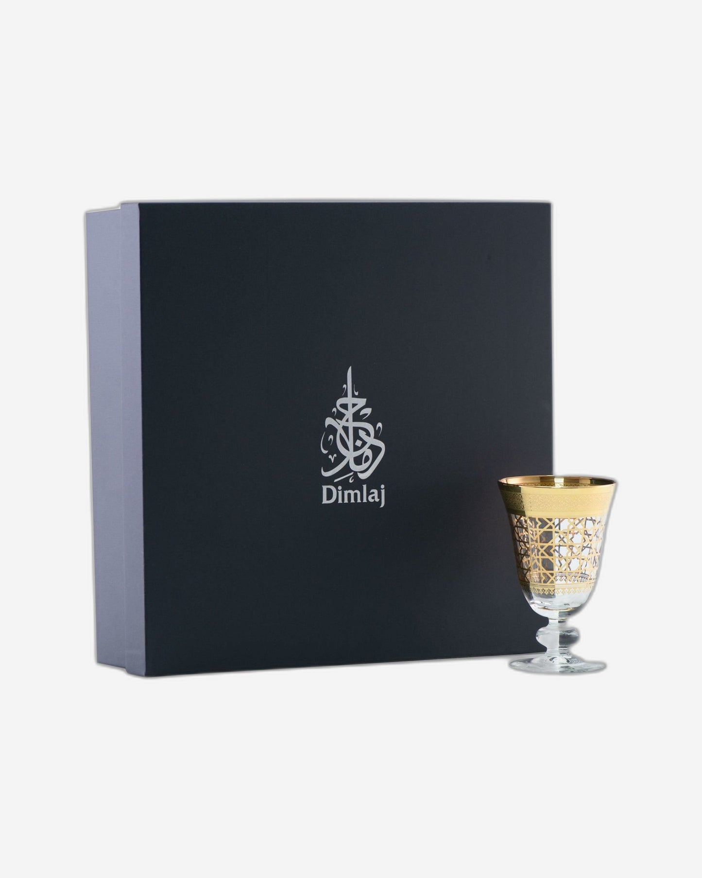 Dimlaj Cordoba Goblet Stems 6Pc Gold