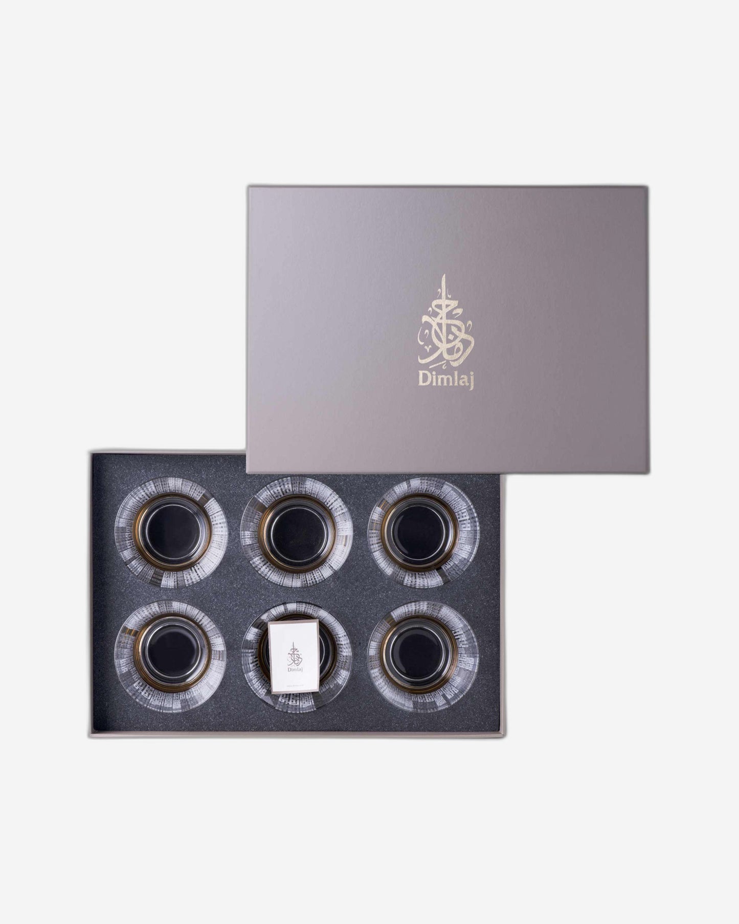 Dimlaj Abraj Serving Bowls 6Pc Gold