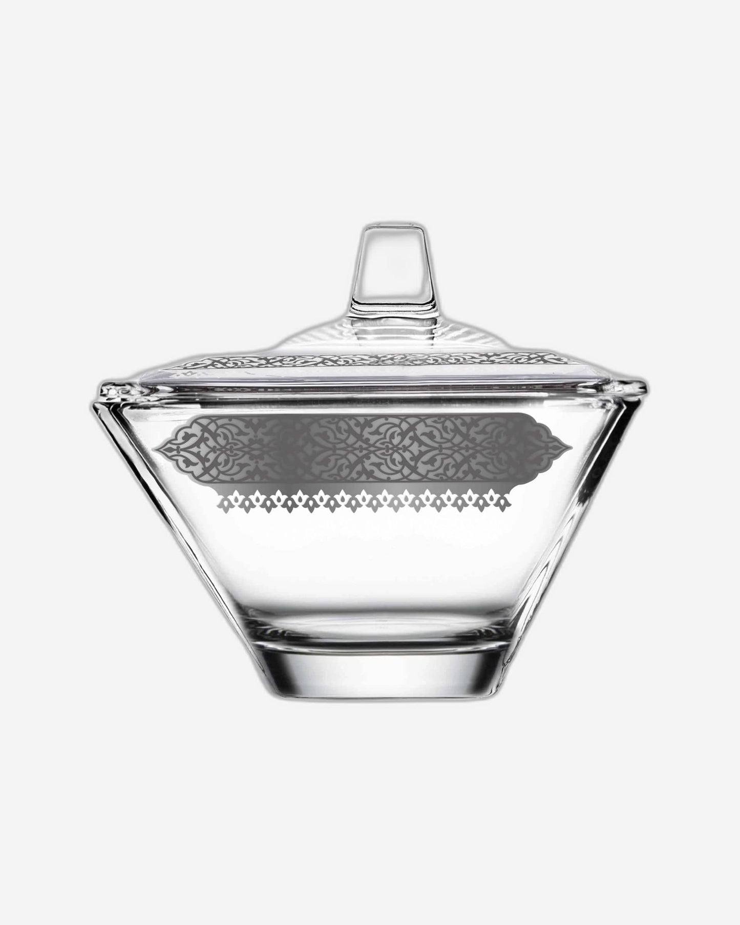 Dimlaj Cordoba Serving Bowl & Lid Platinum