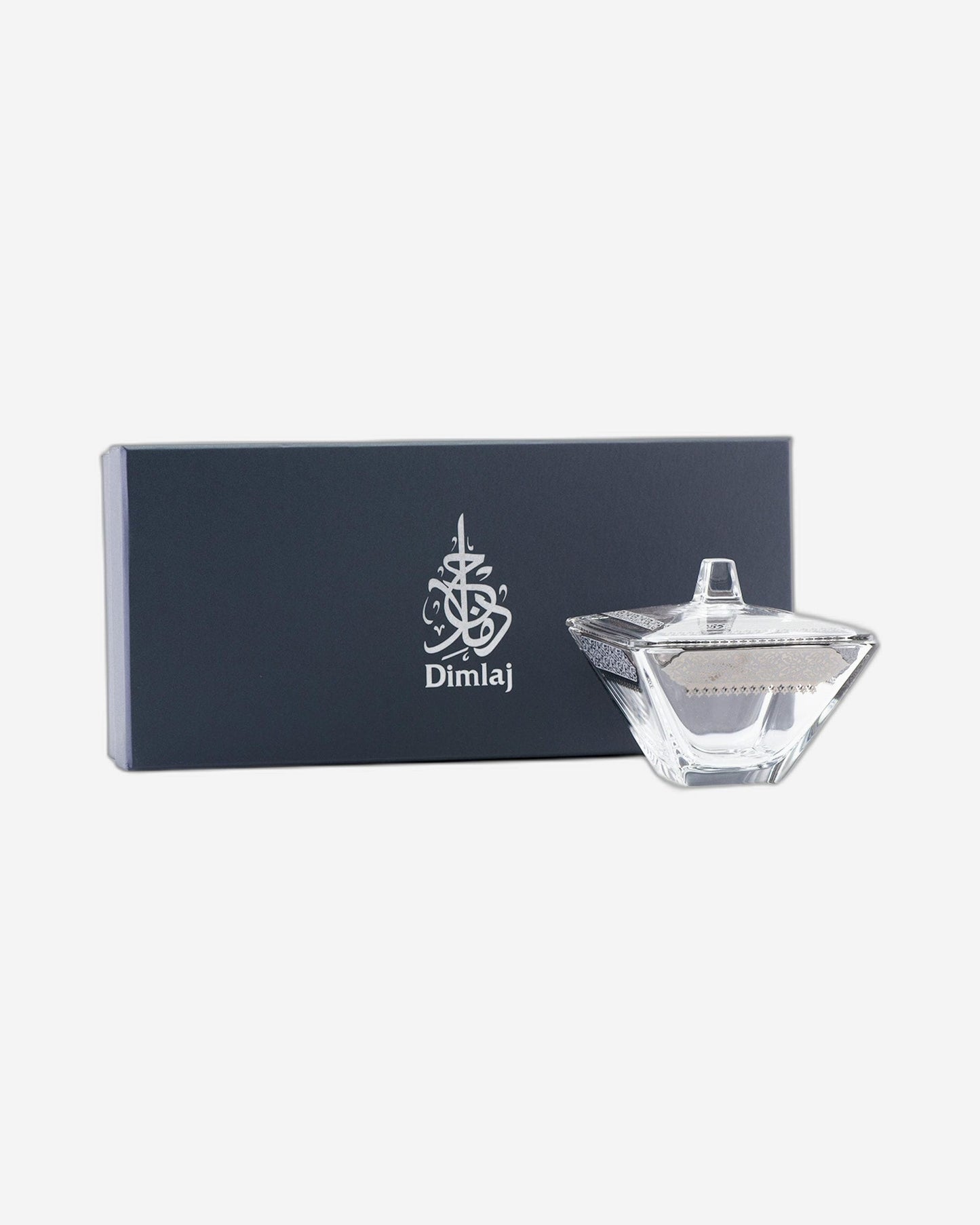 Dimlaj Cordoba Serving Bowl & Lid Platinum