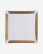 Dimlaj Cordoba Large Square Serving Plate (Gold)