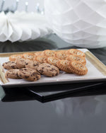 Dimlaj Cordoba Large Square Serving Plate (Gold)