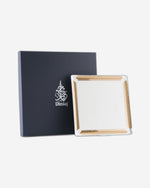 Dimlaj Cordoba Large Square Serving Plate (Gold)