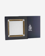 Dimlaj Cordoba Large Square Serving Plate (Gold)