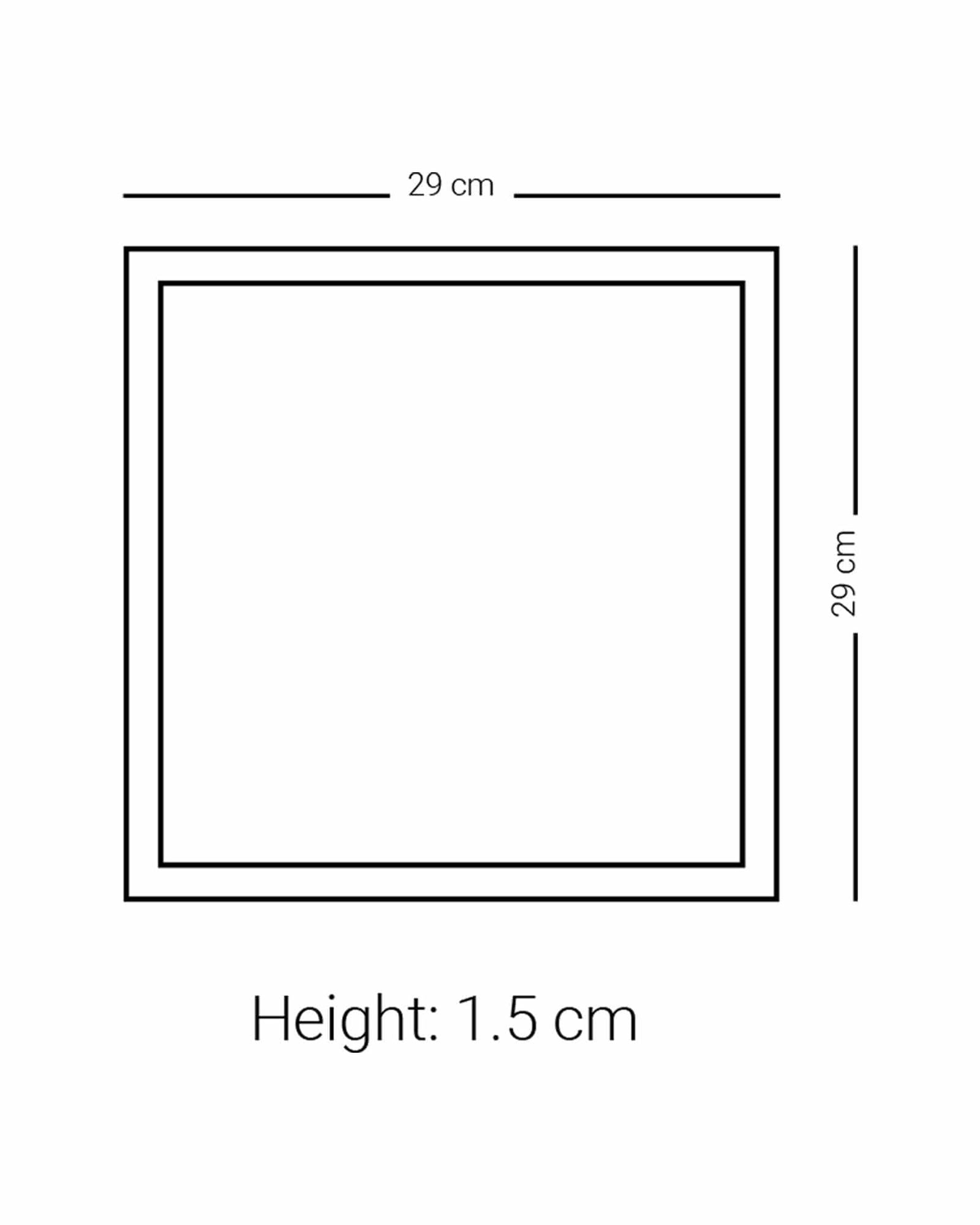 Dimlaj Cordoba Large Square Serving Plate (Gold)