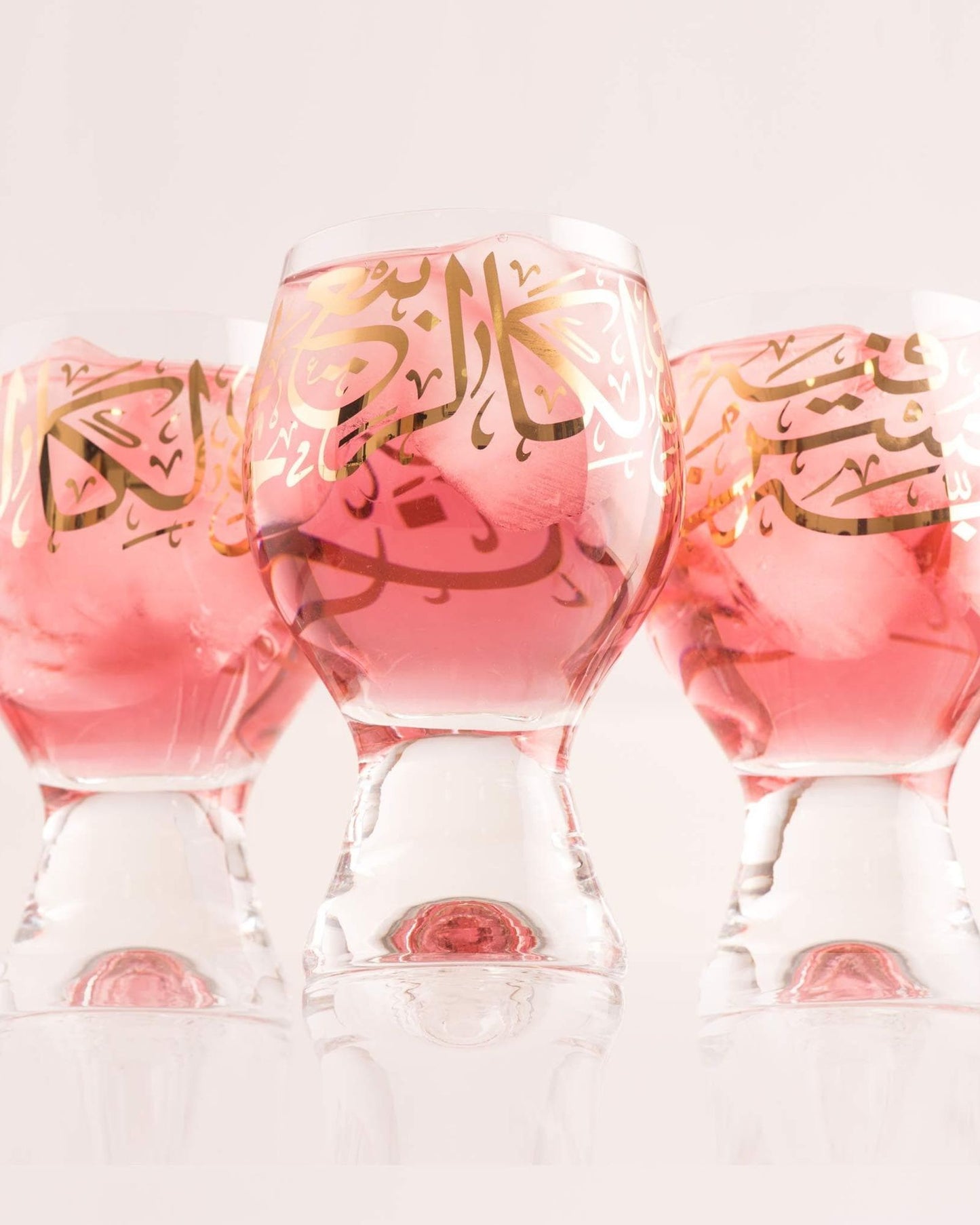 Dimlaj Kareem Goblet Stems 6Pc Gold