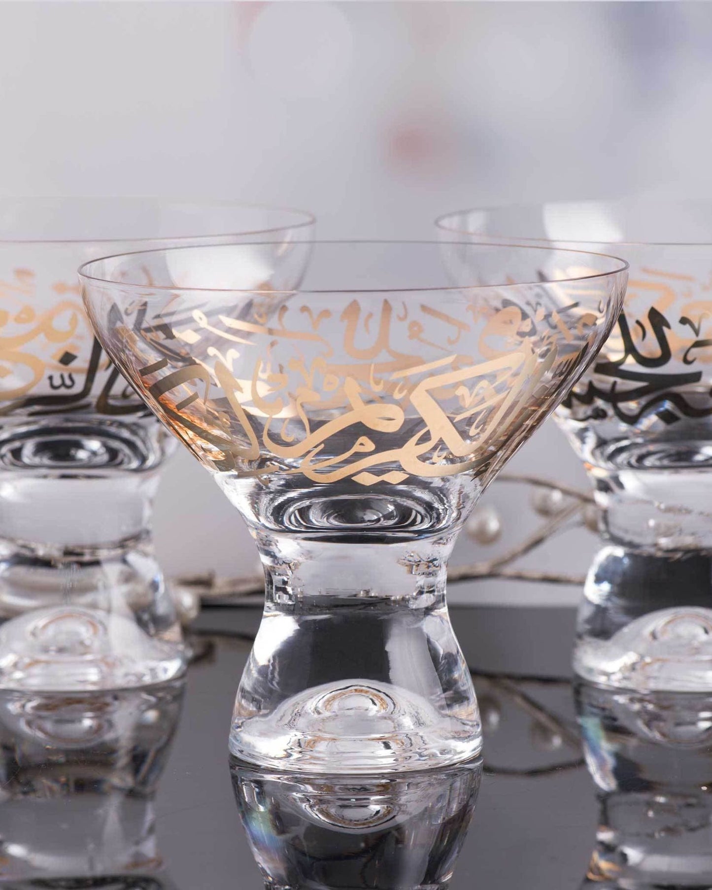 Dimlaj Kareem Ice-Cream Cups 6Pc Gold