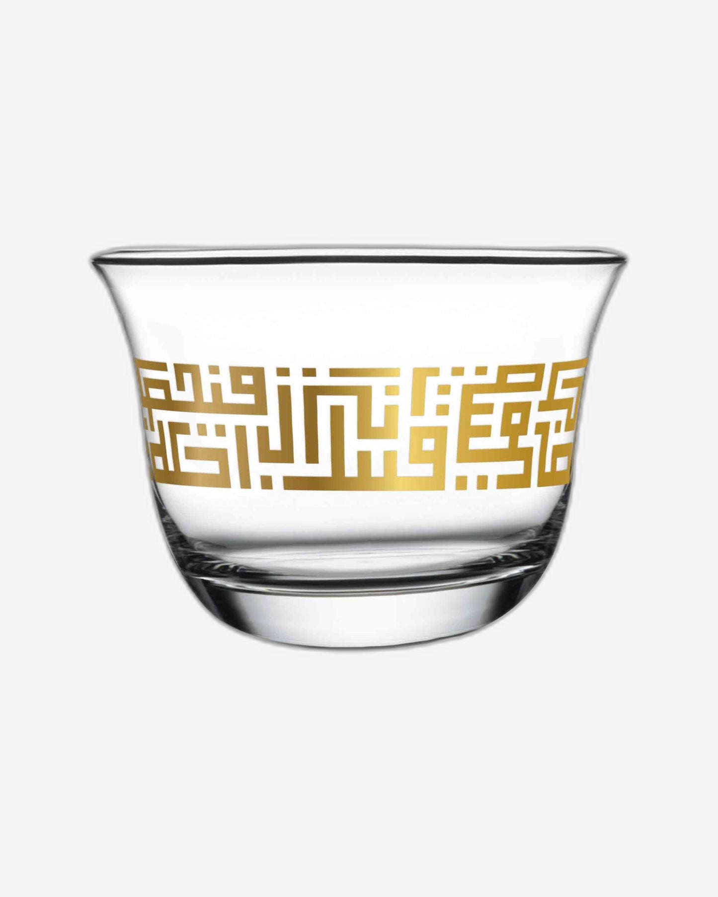 Dimlaj Abraj Cawa Cups 6Pc Gold